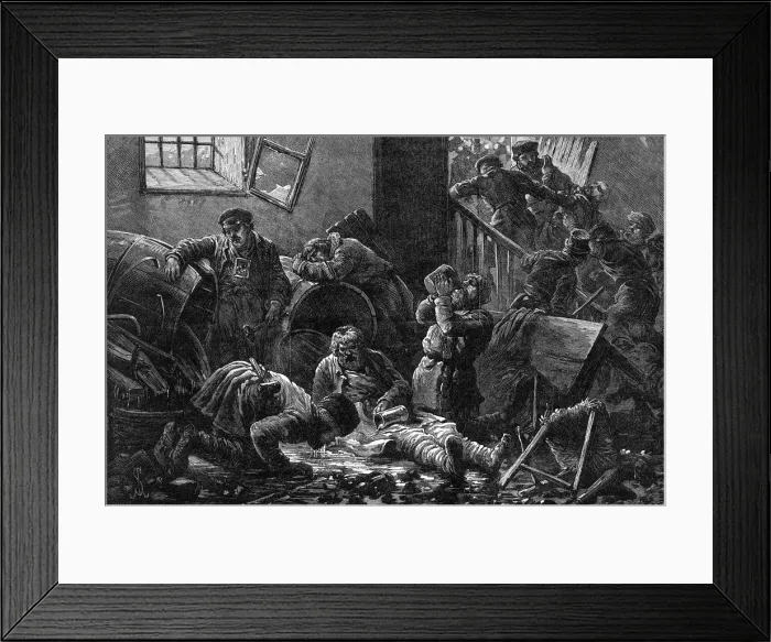 Framed Print : RUSSIANS PLUNDER BRANDY Framed Print : RUSSIANS PLUNDER BRANDY
