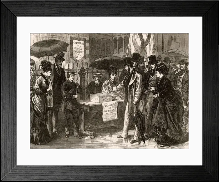 Framed Print : HOSPITAL SATURDAY Framed Print : HOSPITAL SATURDAY