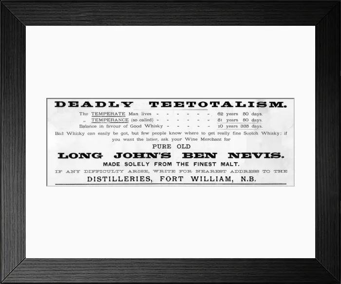 Framed Print : DEADLY TEETOTALISM Framed Print : DEADLY TEETOTALISM