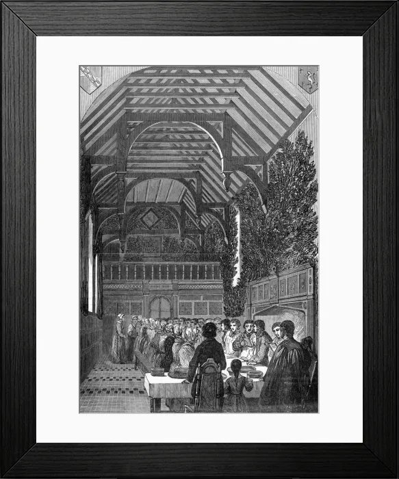 Framed Print : ALMSHOUSE EAST GRINSTEAD Framed Print : ALMSHOUSE EAST GRINSTEAD
