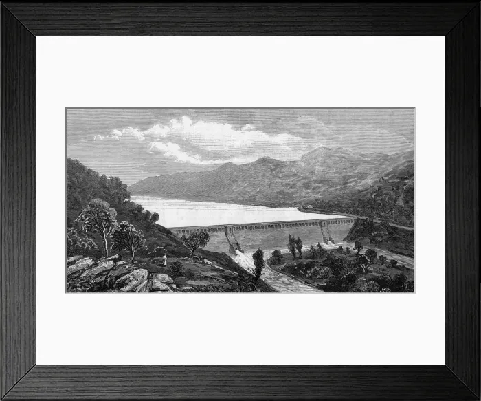 Framed Print : VYRNWY RESERVOIR Framed Print : VYRNWY RESERVOIR