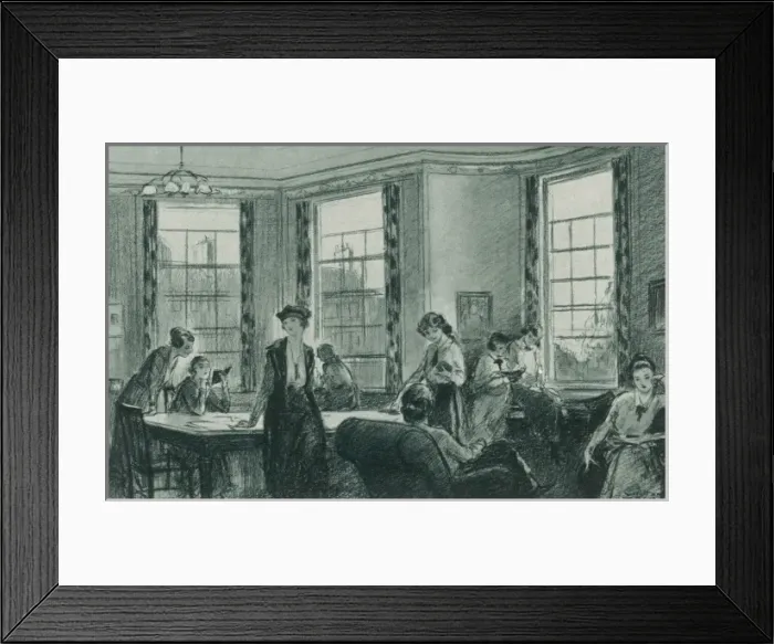 Framed Print : Oxford Uni Marg Hall