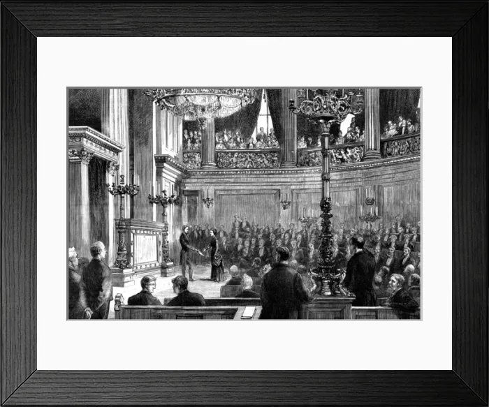 Framed Print : Norway Univ Woman 1882 Framed Print : Norway Univ Woman 1882