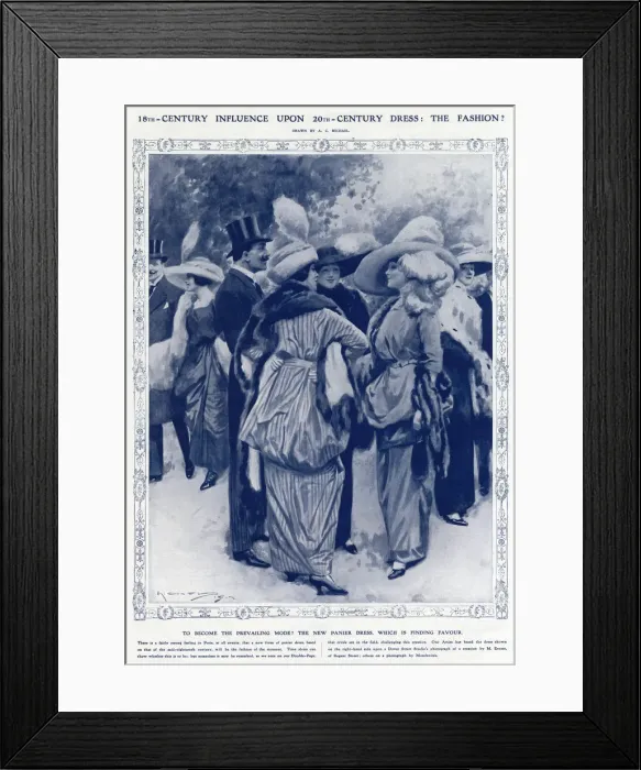 Framed Print : PANIER REVIVAL 1912
