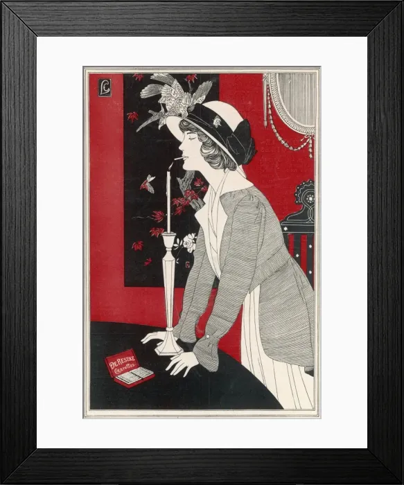 Framed Print : Lighting a Cigarette Framed Print : Lighting a Cigarette