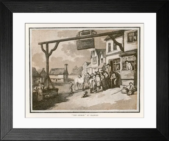 Framed Print : Social  /  Horse Sale C1790