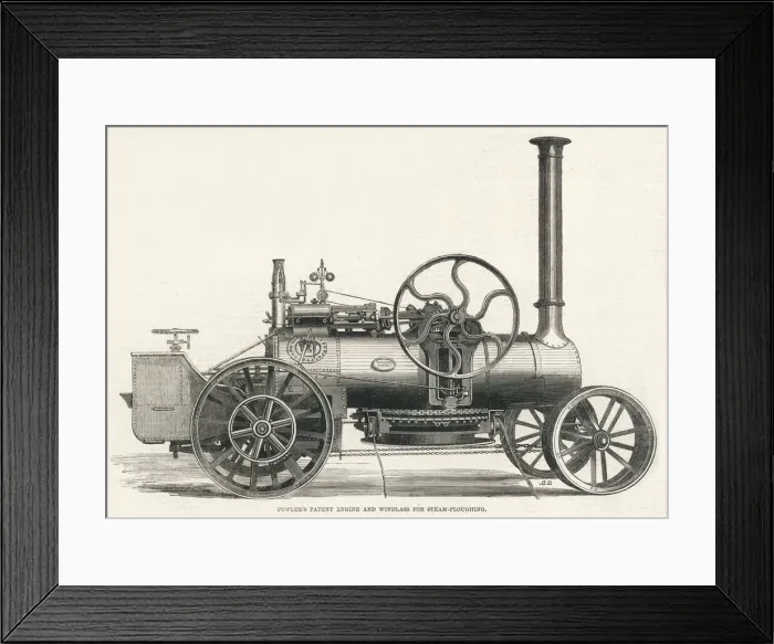 Framed Print : Fowlers Steam Engine Framed Print : Fowlers Steam Engine