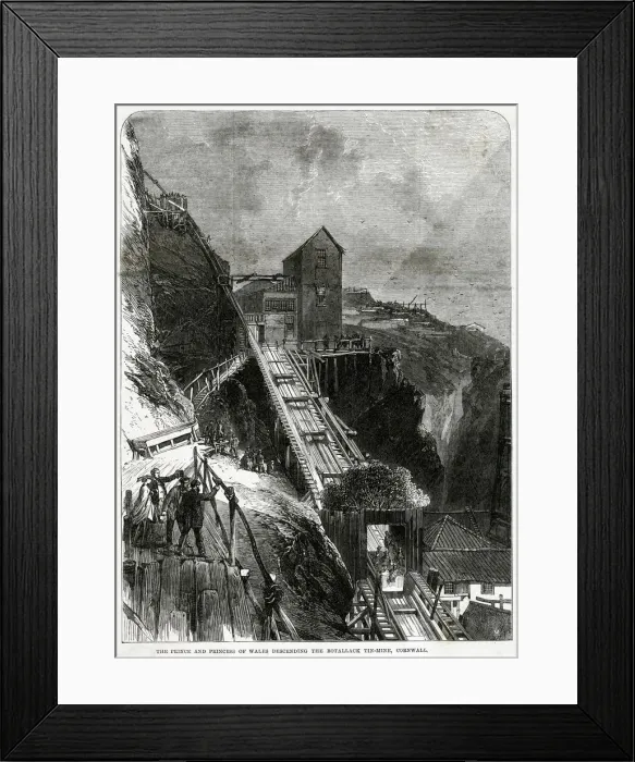 Framed Print : BOTALLACK TIN MINE
