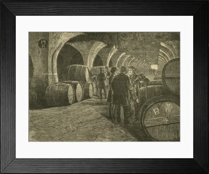 Framed Print : Wine Tasting in London Framed Print : Wine Tasting in London