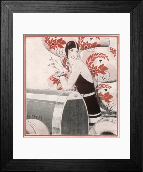 Framed Print : Swimwear / Abdulla Advert Framed Print : Swimwear / Abdulla Advert