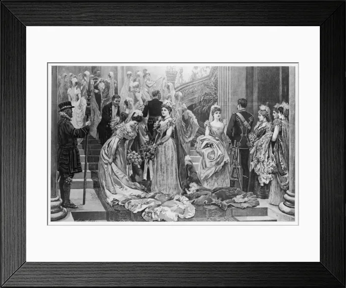 Framed Print : Drawing Room / 1892 Framed Print : Drawing Room / 1892