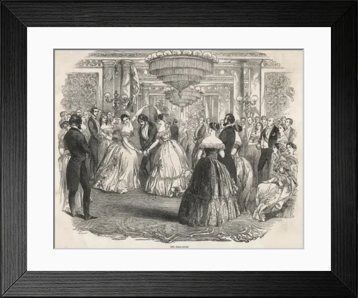 Framed Print : Aristocratic Ballroom Framed Print : Aristocratic Ballroom