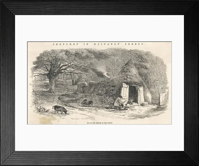 Framed Print : Hainault Forest / 1851 Framed Print : Hainault Forest / 1851