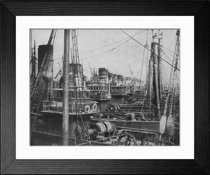 Framed Print : Fleet Laid Up / Gen Strike Framed Print : Fleet Laid Up / Gen Strike