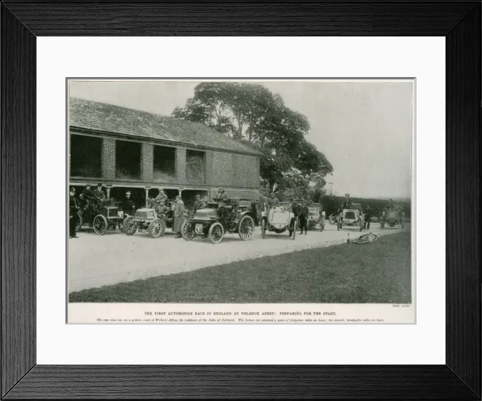 Framed Print : Welbeck Abbey Motor Race Framed Print : Welbeck Abbey Motor Race