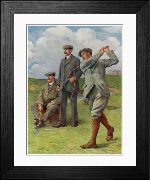 Framed Print : Golfing Trio Framed Print : Golfing Trio