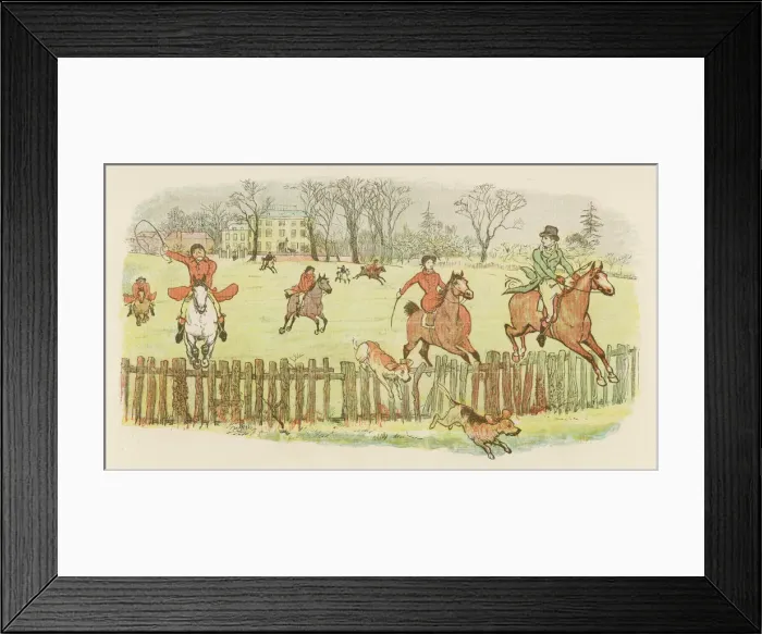 Framed Print : Fox Hunting the Chase Framed Print : Fox Hunting the Chase