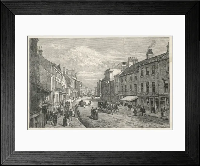 Framed Print : Doncaster High Street Framed Print : Doncaster High Street