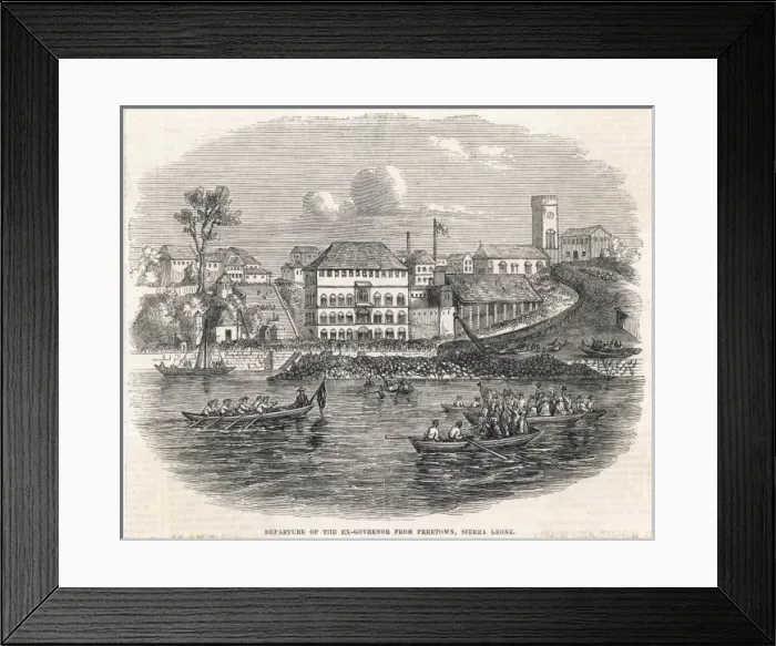 Framed Print : Freetown, Sierra Leone Framed Print : Freetown, Sierra Leone