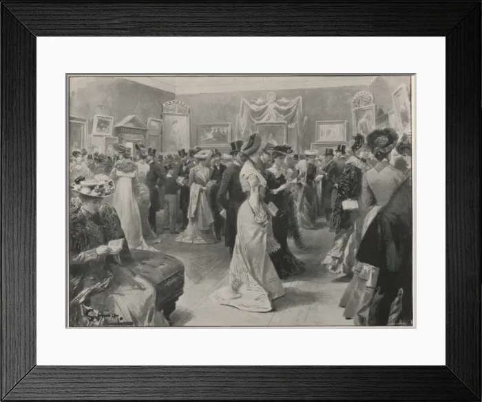 Framed Print : Royal Academy Private View Framed Print : Royal Academy Private View