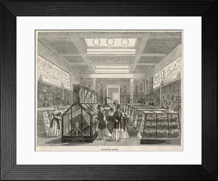 Framed Print : Brit Mus Egyptian Room