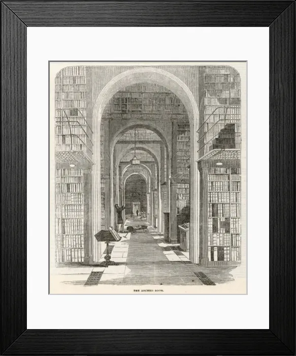 Framed Print : Brit Mus Arched Room Framed Print : Brit Mus Arched Room