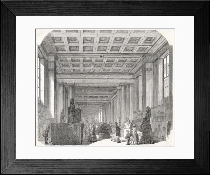 Framed Print : Brit Mus Egyptian Room