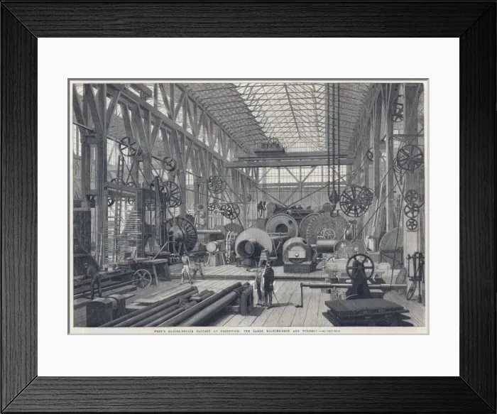Framed Print : Steam Engine / Greenwich Framed Print : Steam Engine / Greenwich