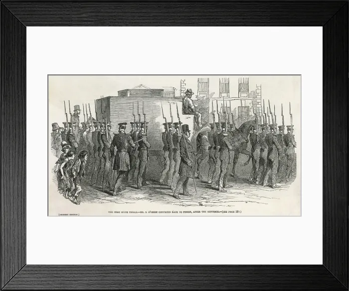 Framed Print : SMITH O'BRIEN TO GAOL Framed Print : SMITH O'BRIEN TO GAOL
