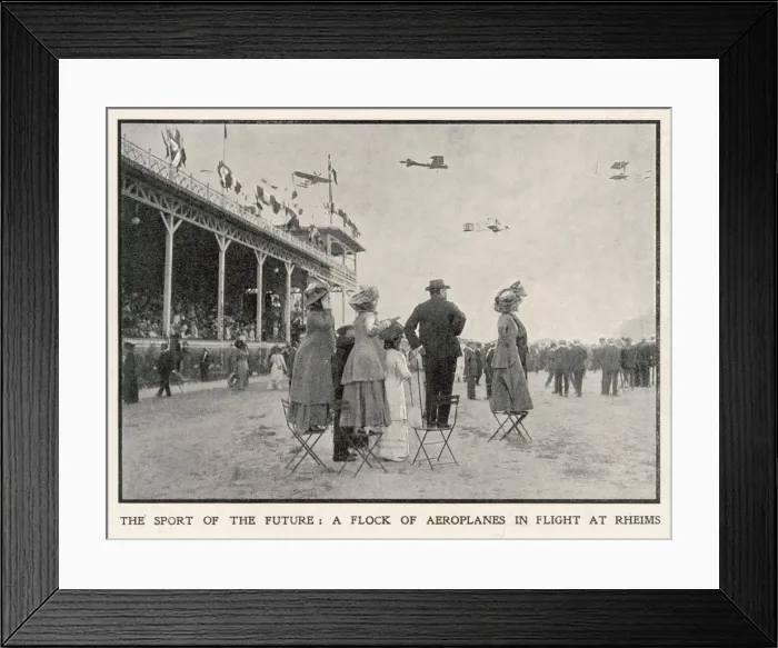 Framed Print : Rheims Air Display Framed Print : Rheims Air Display