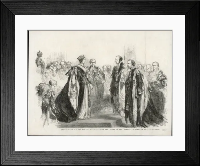 Framed Print : Victoria / Order of Garter Framed Print : Victoria / Order of Garter