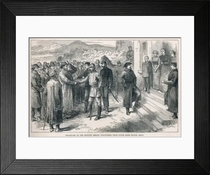 Framed Print : Captain Boycott