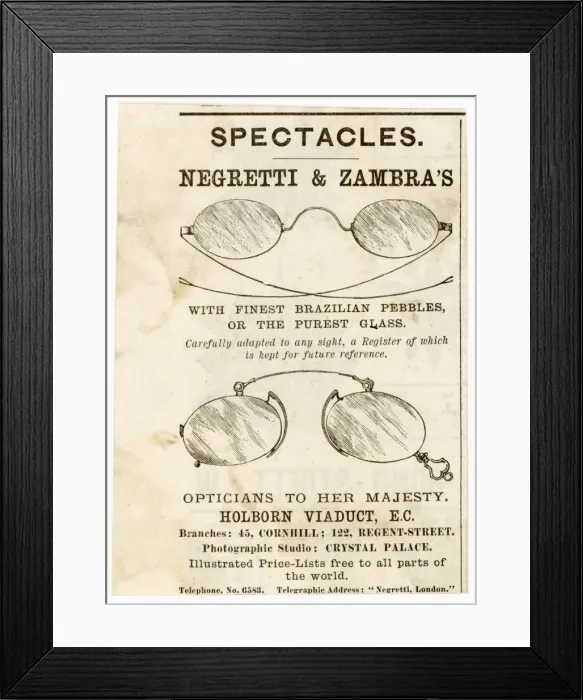 Framed Print : Pince-Nez Spectacles Framed Print : Pince-Nez Spectacles