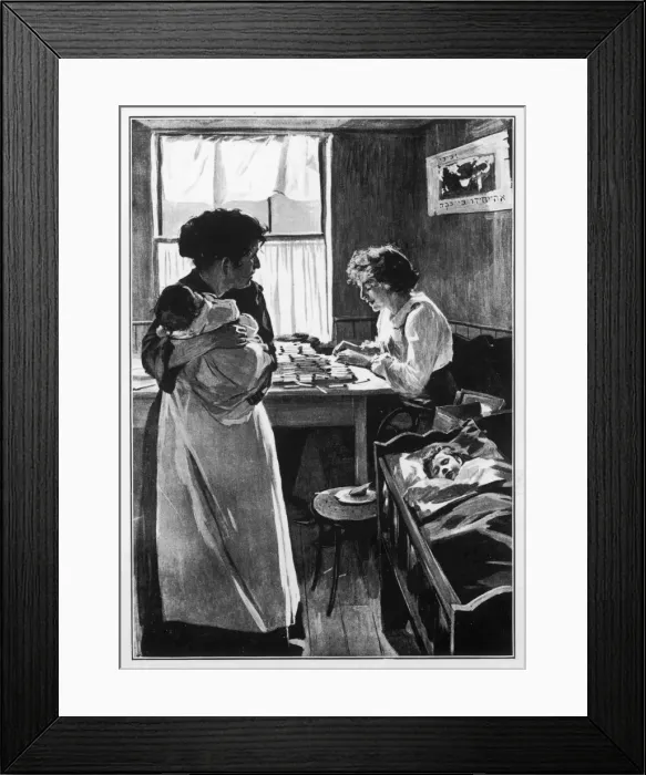 Framed Print : Making Cigarettes Framed Print : Making Cigarettes