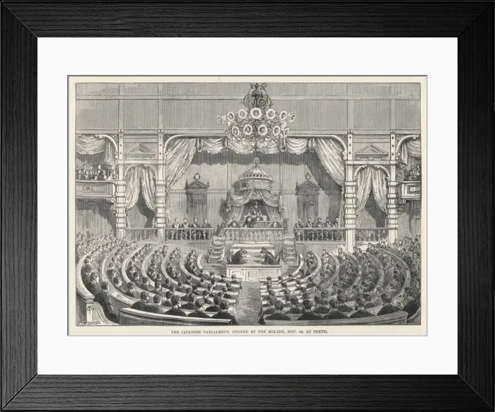 Framed Print : Japanese Parliament Framed Print : Japanese Parliament