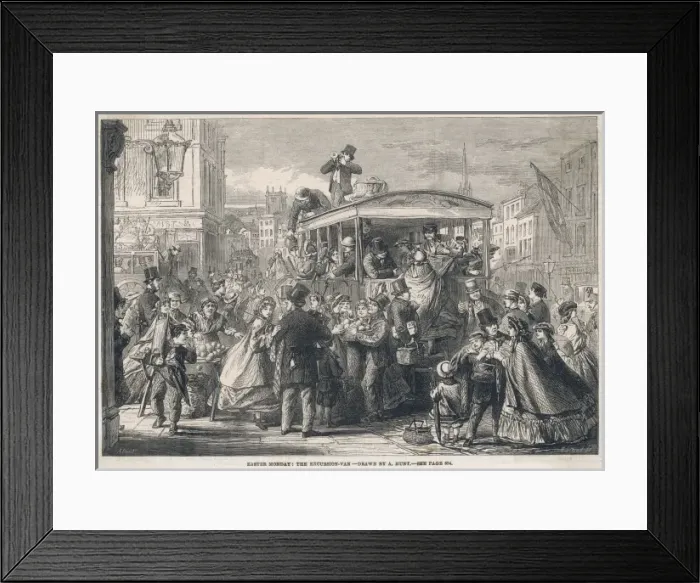 Framed Print : Easter Excursion Van Framed Print : Easter Excursion Van
