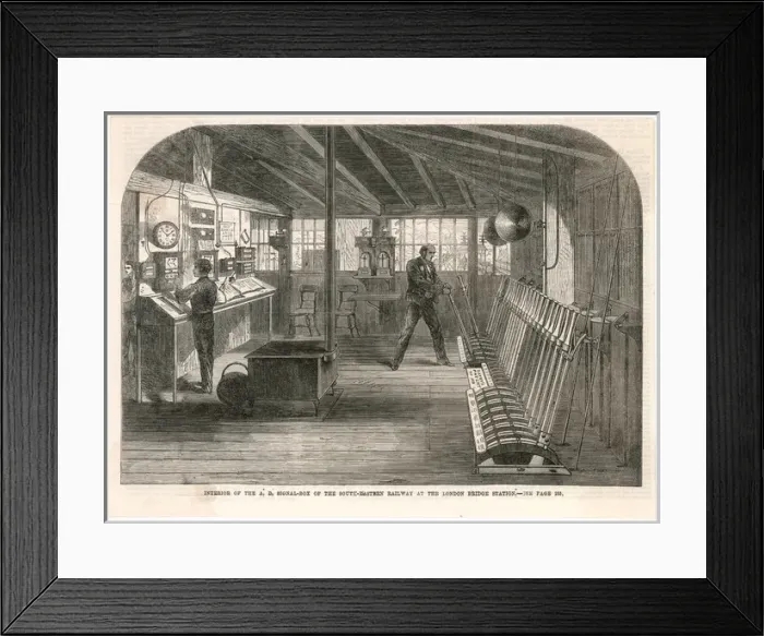 Framed Print : London Bridge Station s