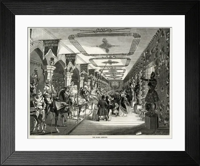 Framed Print : The Old Horse Armoury, Tower of London, 1848 Framed Print : The Old Horse Armoury, Tower of London, 1848