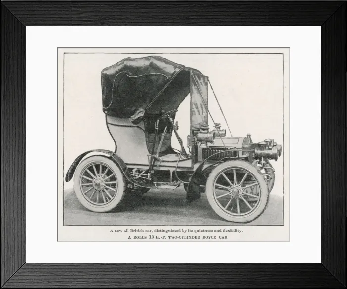 Framed Print : Rolls Motor Car 1905 Framed Print : Rolls Motor Car 1905