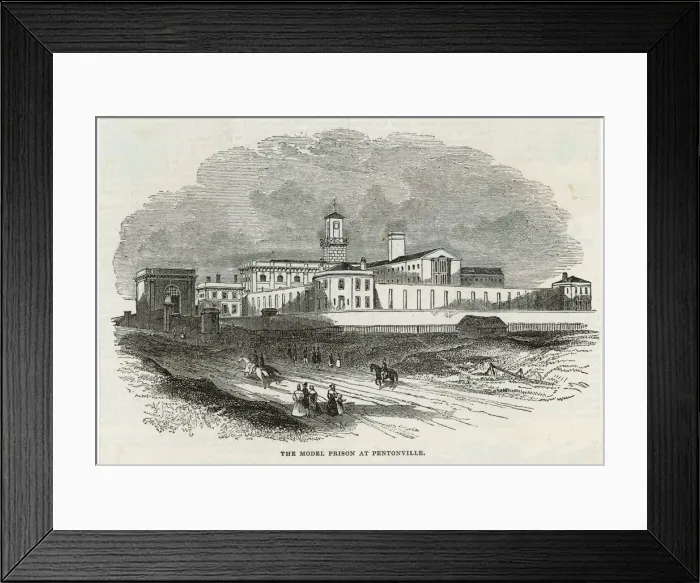 Framed Print : Pentonville Prison 1842 Framed Print : Pentonville Prison 1842