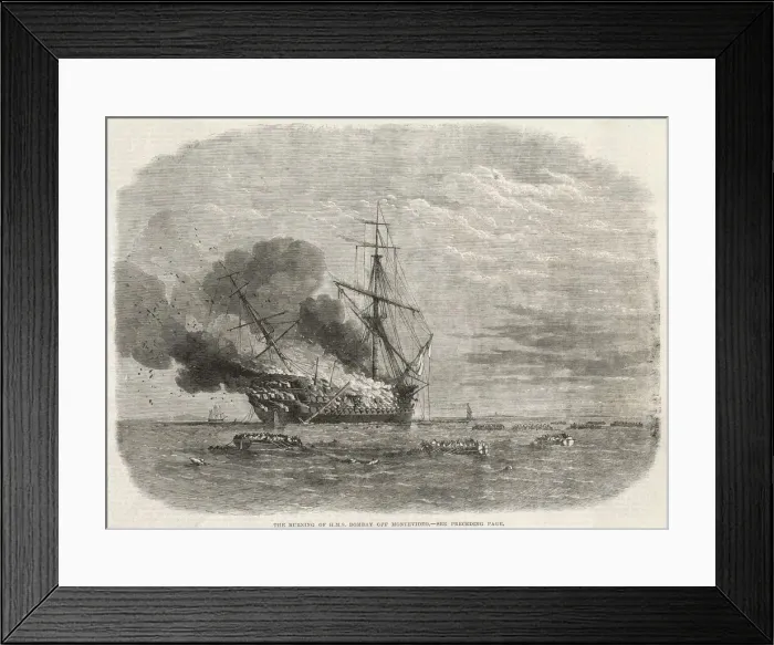 Framed Print : BOMBAY WRECK Framed Print : BOMBAY WRECK