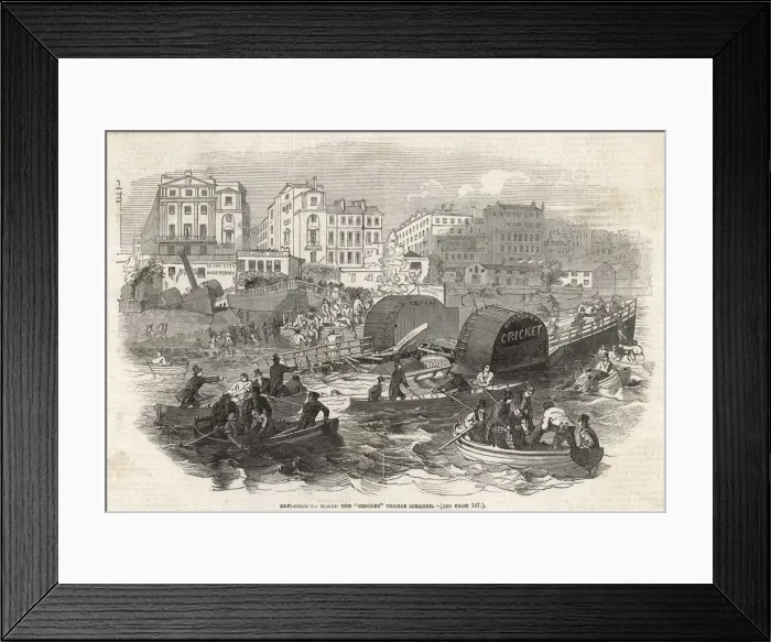 Framed Print : CRICKET WRECK Framed Print : CRICKET WRECK