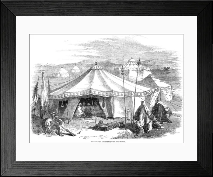 Framed Print : Arab Travelling Tents Framed Print : Arab Travelling Tents