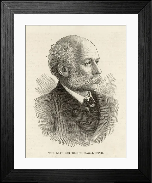 Framed Print : Sir Jospeh Bazalgette