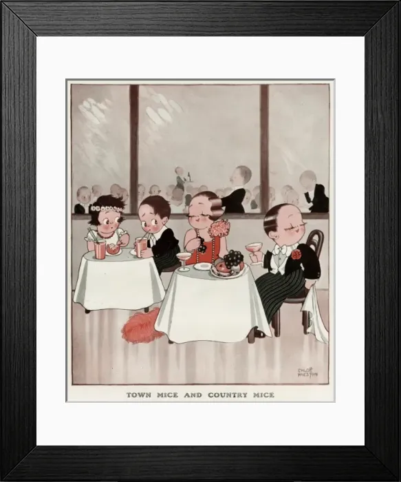 Framed Print : Town mice and country mice Framed Print : Town mice and country mice