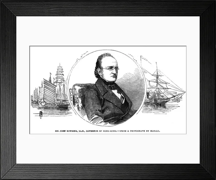 Framed Print : Sir John Bowring - 3 Framed Print : Sir John Bowring - 3