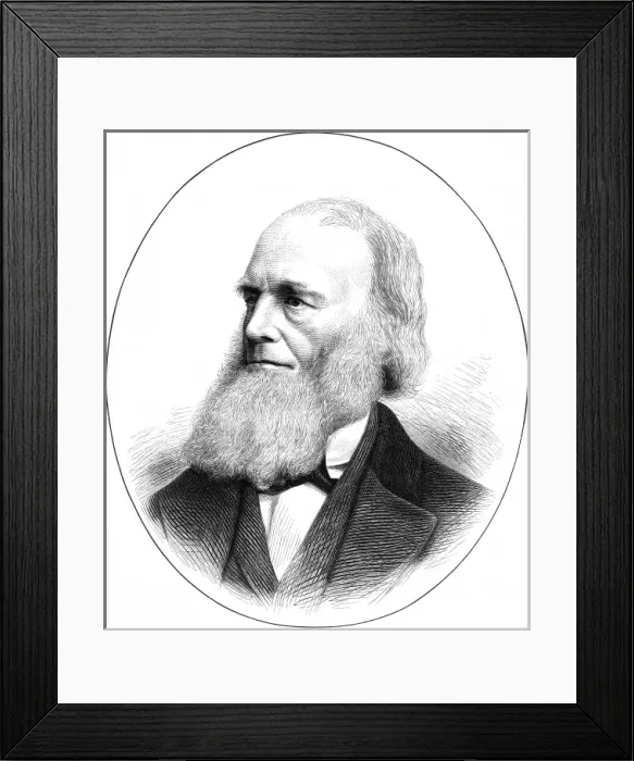 Framed Print : William Cullen Bryant (1794-1878)