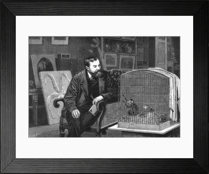 Framed Print : FRANK BUCKLAND Naturalist who took a special interest in natural curiosities Framed Print : FRANK BUCKLAND Naturalist who took a special interest in natural curiosities