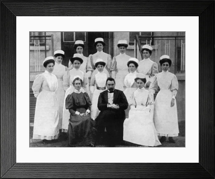 Framed Print : Cavell and Nurses Framed Print : Cavell and Nurses