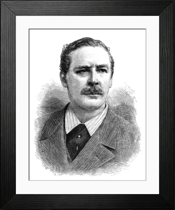 Framed Print : Earl Cromer in 1881